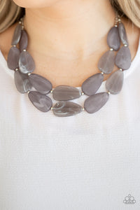Paparazzi- Colorfully Calming Silver Necklace