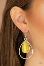 Load image into Gallery viewer, Paparazzi- Color Me Cool Yellow Earring
