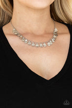 Load image into Gallery viewer, Paparazzi- Dainty DISCovery Silver Necklace
