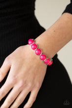 Load image into Gallery viewer, Paparazzi- POP, Drop, and Roll Pink Bracelet
