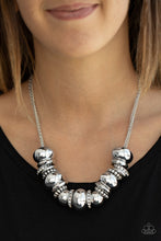 Load image into Gallery viewer, Paparazzi- Only The Brave Silver Necklace
