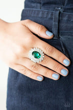 Load image into Gallery viewer, Paparazzi- Secret Garden Glow Green Ring
