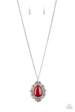 Load image into Gallery viewer, Paparazzi- Frozen Gardens Red Necklace
