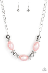 Paparazzi- Welcome To The Big Leagues Pink Necklace