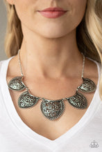 Load image into Gallery viewer, Paparazzi- Garden Pixie Silver Necklace
