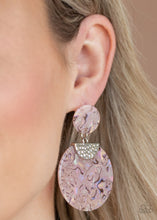 Load image into Gallery viewer, Paparazzi- Really Retro-politan Pink Post Earring
