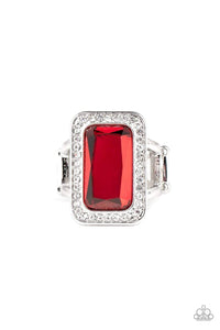 Paparazzi- Crown Jewel Jubilee Red Ring
