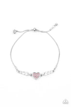Load image into Gallery viewer, Paparazzi- Big-Hearted Beam Pink Bracelet
