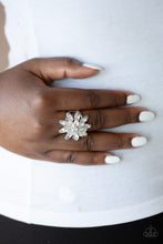 Load image into Gallery viewer, Paparazzi- Am I GLEAMing? White Ring

