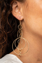 Load image into Gallery viewer, Paparazzi- Running Circles Around You Gold Earring
