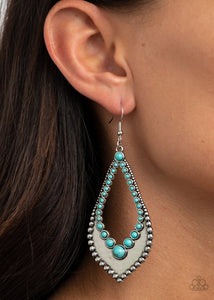 Paparazzi- Essential Minerals Blue Earring