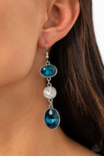 Load image into Gallery viewer, Paparazzi- The GLOW Must Go On! Blue Earring
