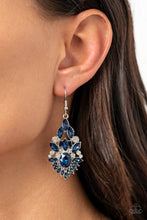 Load image into Gallery viewer, Paparazzi- Ice Castle Couture Blue Earring
