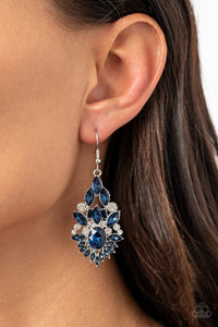 Paparazzi- Ice Castle Couture Blue Earring
