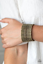 Load image into Gallery viewer, Paparazzi- Level The Field Brass Bracelet
