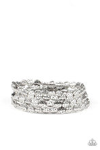 Load image into Gallery viewer, Paparazzi- Hammered Heirloom Silver Bracelet
