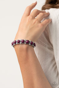 Paparazzi- Flamboyantly Fruity Purple Bracelet