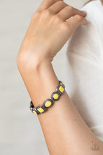 Load image into Gallery viewer, Paparazzi- Vividly Vintage Yellow Bracelet
