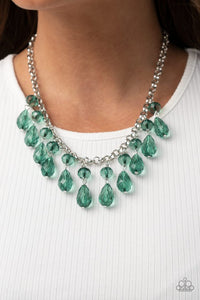 Paparazzi- Crystal Enchantment Green Necklace
