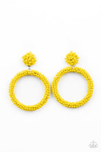 Load image into Gallery viewer, Paparazzi- Be All You Can BEAD Yellow Post Earring
