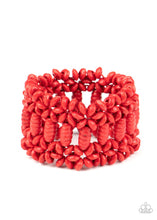 Load image into Gallery viewer, Paparazzi- Fiji Flavor Red Bracelet
