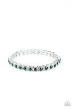 Load image into Gallery viewer, Paparazzi- Starry Social Green Bracelet
