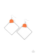 Load image into Gallery viewer, Paparazzi- Friends of a LEATHER Orange Earring
