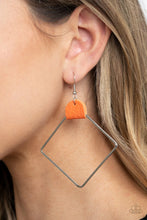 Load image into Gallery viewer, Paparazzi- Friends of a LEATHER Orange Earring
