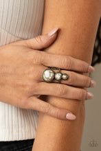 Load image into Gallery viewer, Paparazzi- Marbled Magnificence Brass Ring

