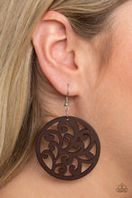 Load image into Gallery viewer, Paparazzi- Fresh Off The Vine Brown Earring
