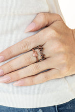 Load image into Gallery viewer, Paparazzi- Heartstring Harmony Copper Ring
