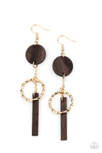 Load image into Gallery viewer, Paparazzi- Raw Refinement Brown Earring
