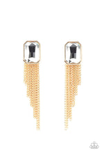 Load image into Gallery viewer, Paparazzi- Save for a REIGNy Day Gold Post Earring
