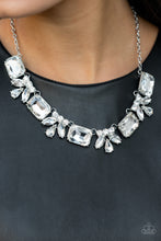 Load image into Gallery viewer, Paparazzi- Long Live Sparkle White Necklace
