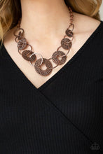 Load image into Gallery viewer, Paparazzi- Industrial Envy Copper Necklace
