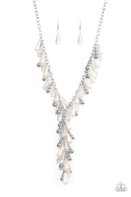 Load image into Gallery viewer, Paparazzi- Dripping With DIVA-ttitude White Necklace

