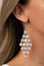 Load image into Gallery viewer, Paparazzi- With All DEW Respect White Earring
