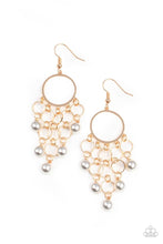 Load image into Gallery viewer, Paparazzi- When Life Gives You Pearls Gold Earring
