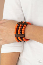 Load image into Gallery viewer, Paparazzi- Caribbean Catwalk Orange Bracelet
