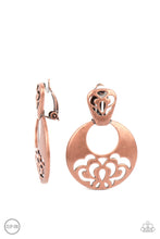 Load image into Gallery viewer, Paparazzi- Industrial Eden Copper Clip-On Earring
