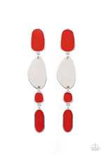 Load image into Gallery viewer, Paparazzi- Deco By Design Red Post Earring
