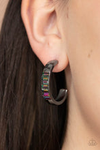 Load image into Gallery viewer, Paparazzi- Bursting With Brilliance Multi Hoop Earring
