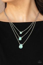 Load image into Gallery viewer, Paparazzi- Dewy Drizzle Green Necklace
