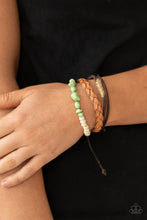 Load image into Gallery viewer, Paparazzi- Far Out Wayfair Green Urban Bracelet
