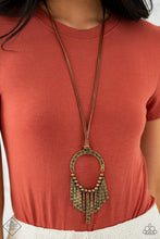Load image into Gallery viewer, Paparazzi- You Wouldn&#39;t FLARE! Brass Necklace
