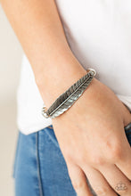 Load image into Gallery viewer, Paparazzi- Featherlight Fashion Silver Bracelet
