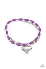 Load image into Gallery viewer, Paparazzi- Candy Gram Purple Bracelet
