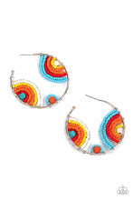 Load image into Gallery viewer, Paparazzi- Rainbow Horizons Multi Hoop Earring

