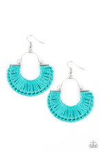 Load image into Gallery viewer, Paparazzi- Threadbare Beauty Blue Earring
