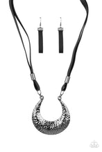 Load image into Gallery viewer, Paparazzi- Majorly Moonstruck Black Necklace
